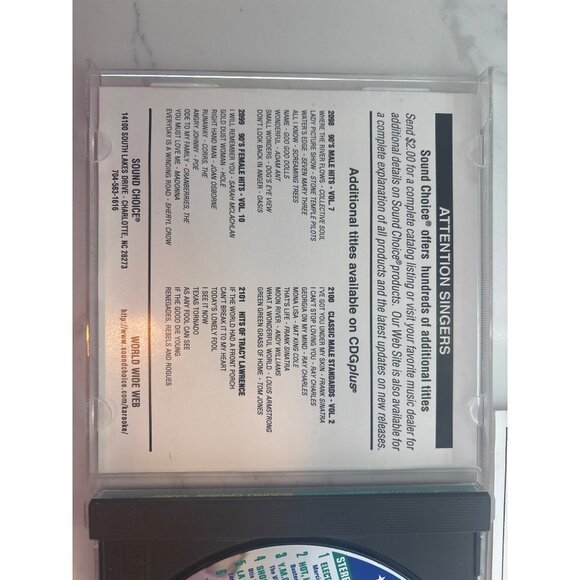 Sound Choice CDG Karaoke Star Series Dance Hits Vol. 2 With Lyrics Booklet - Picture 3 of 6